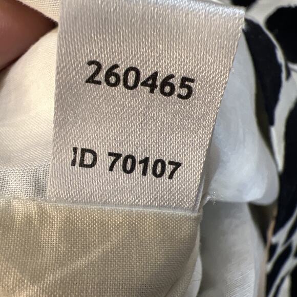 Loft 100% Cotton Sheath Shift Dress Sz 14 Animal Print Sleeveless Lined Pockets - Picture 5 of 8